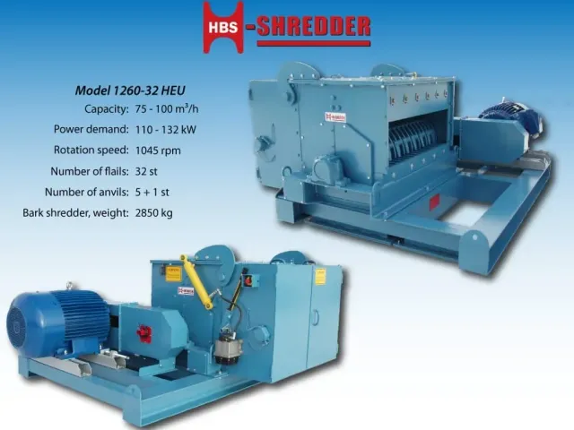 HBS Barkrivare Modell 1260, produktblad