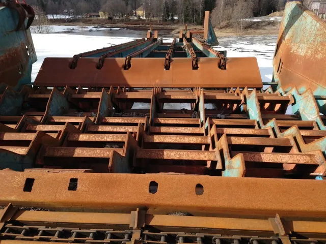 Log sorting line 40 pockets
